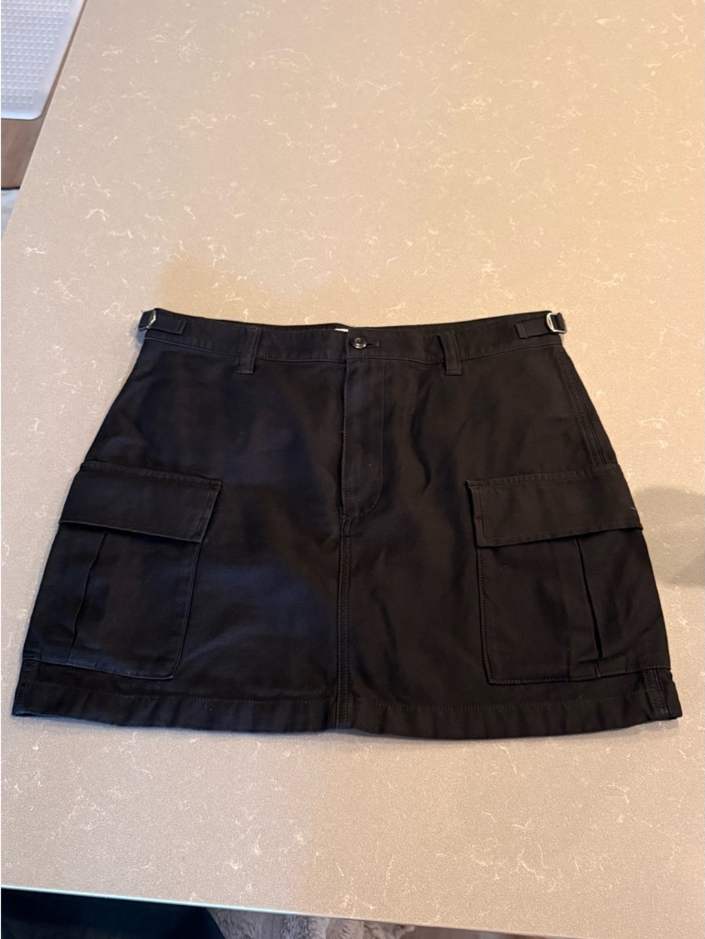Aritzia TNA Black Cargo Mini Skirt